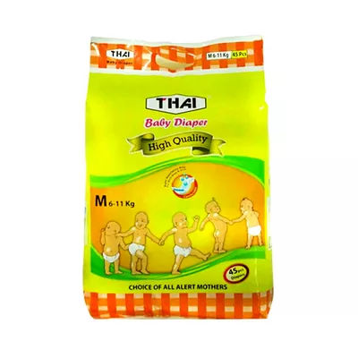 Thai Baby Diaper Belt M 6-11 kg 45 pcs