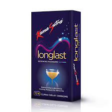 KamaSutra Longlast Climax Dotted Extended Pleasure Condoms - 12s Pack (India)