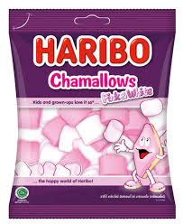 Haribo Chamallows Pink and White Candy 150gm