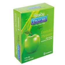 Trust Mee Apple Extended Pleasure Condom - 3Pcs