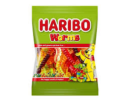 Haribo Worms Candy 80gm