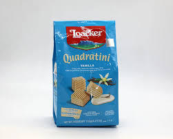Loacker Quadratini Vanilla Wafer 125gm