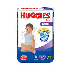 Huggies Dry Pant Baby Diaper XL (12-17 kg) 32 pcs