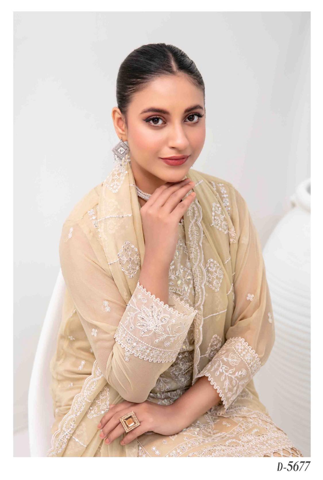 RASHIEKA SEMI-STITCHED CHIFFON D-5677