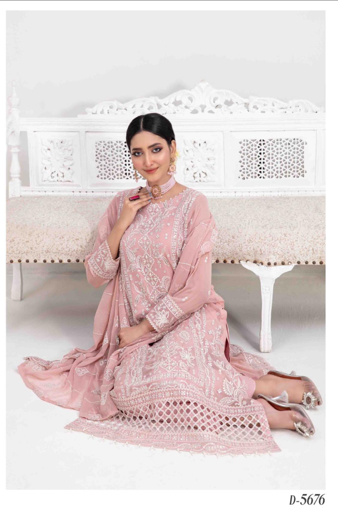 RASHIEKA SEMI-STITCHED CHIFFON D-5676