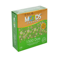 Moods Gold 1500 Dots Condom 3s Pack