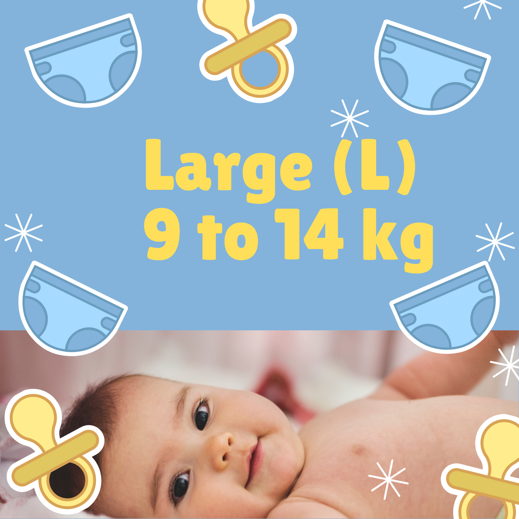 Large (L) — 9 to 14 kg