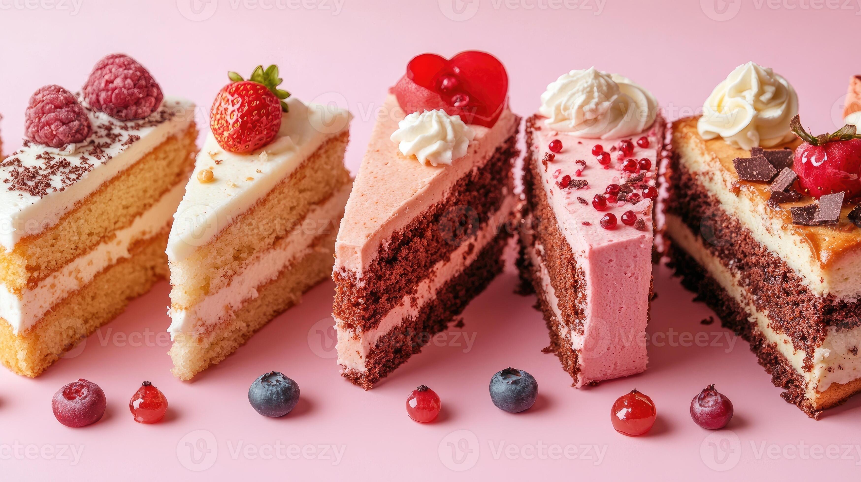 Sliced Cake